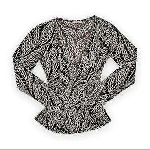 Vintage Y2K Wrap Blouse